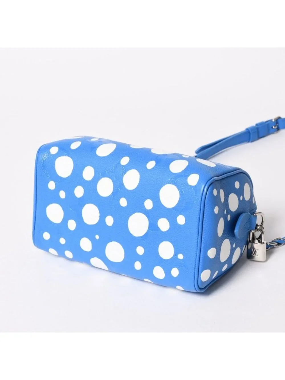 Louis Vuitton Shoulder Bag Speedy Bandouliere 20 2-Way Blue White Silver